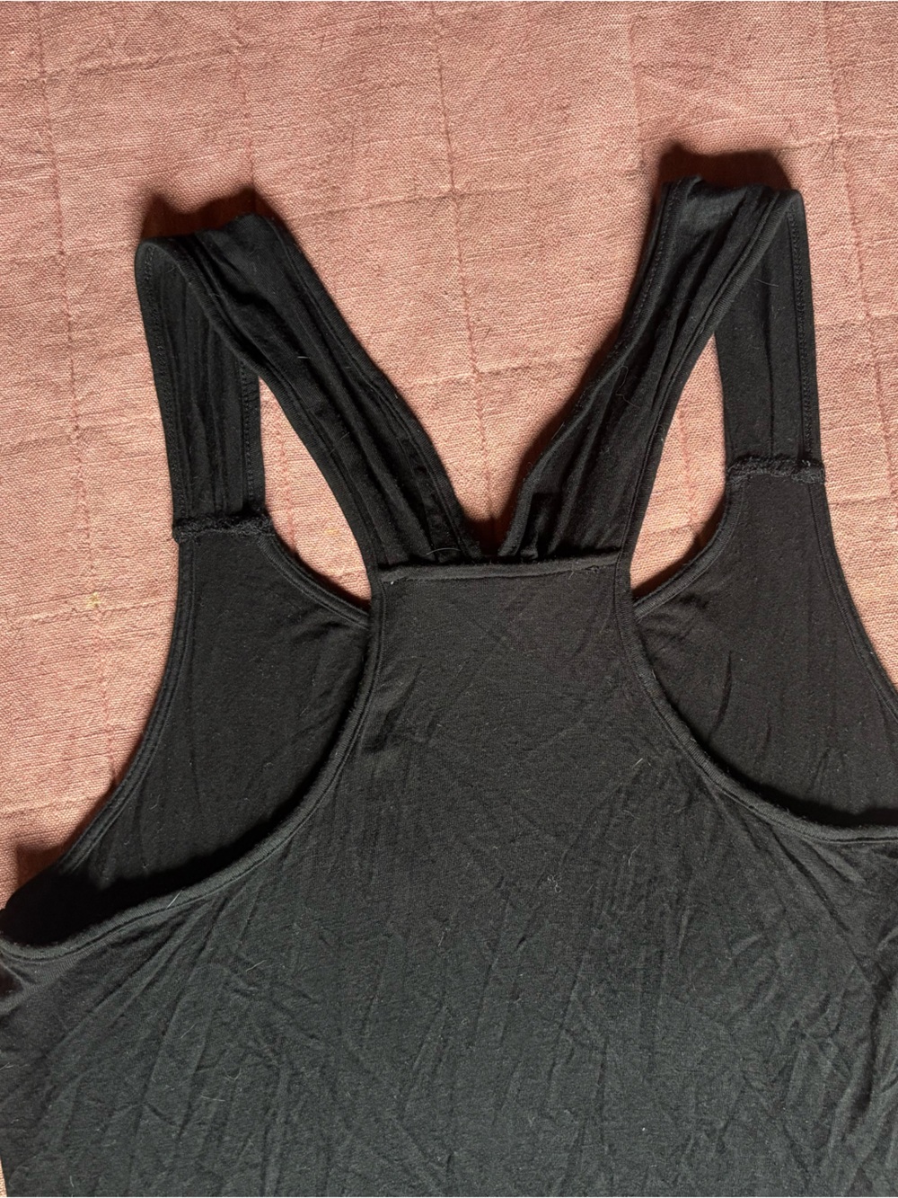 Max Studio Black Racerback Tank Top- Size Medium- Minimalist Tank - Picture 9 of 11